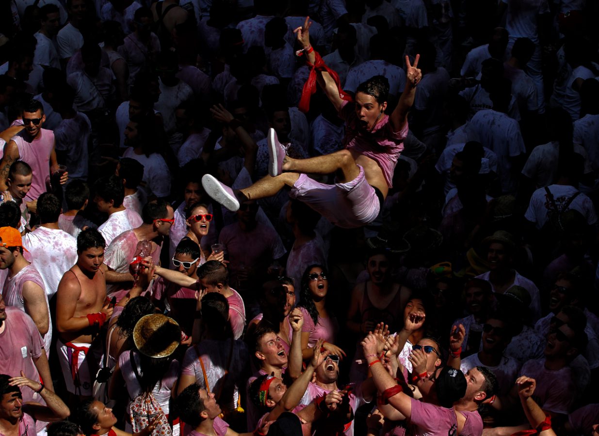 Chupinazo San Fermín 2015.